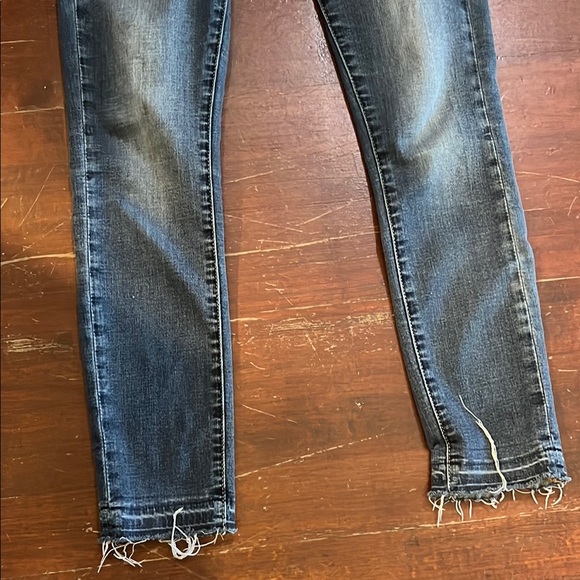 Articles Of Society Blue Skinny Jeans with Distressed Details - Picture 4 of 9